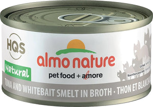 Almo Nature Natural Tuna & Whitebait Smelt in Broth