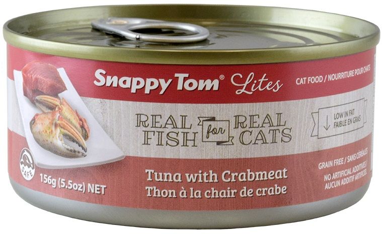 Snappy Tom Lites Tuna With Crab