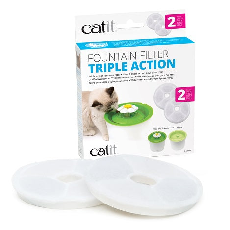 Catit Triple Action Replacement Filter 2 Pack