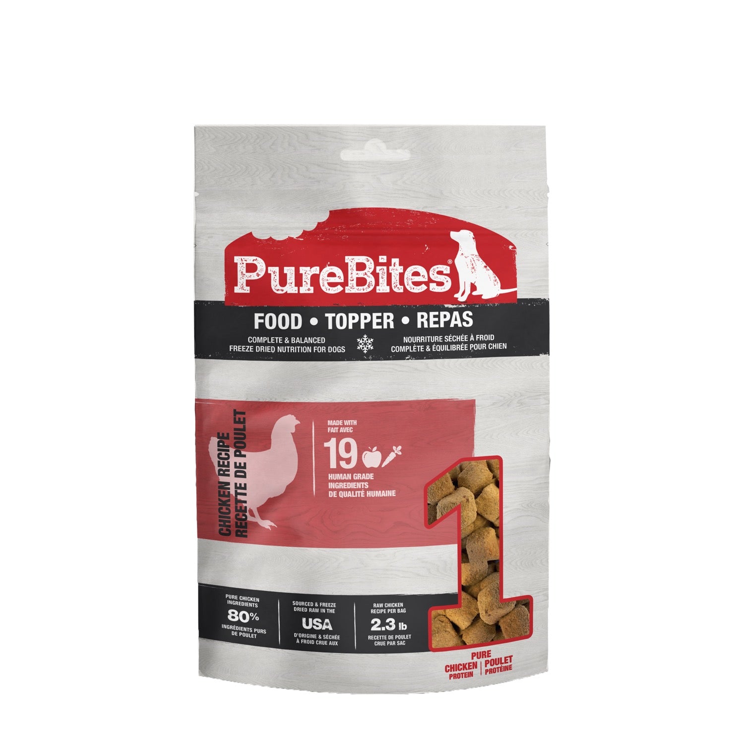 PureBites Canine Chicken Food Topper