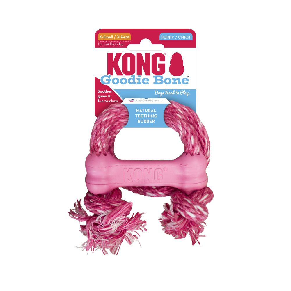 Kong Puppy Goodie Bone With Rope