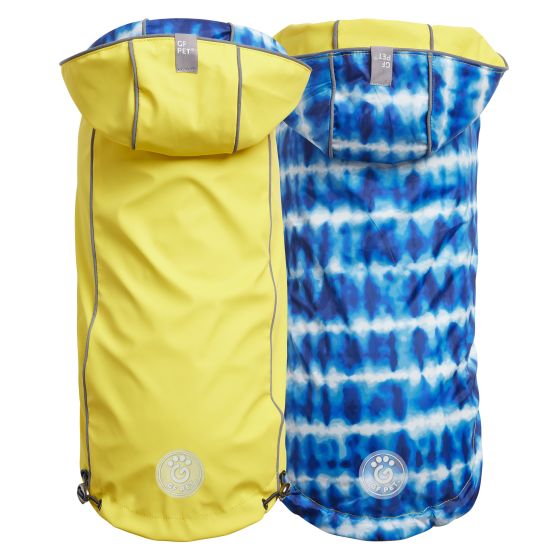 GF Pet Reversible Raincoat Yellow/Blue