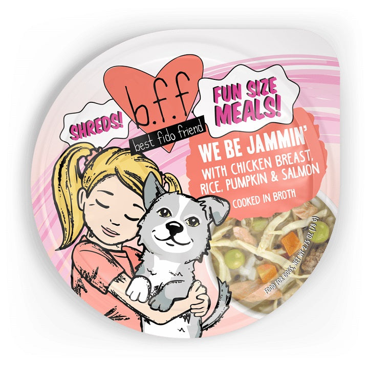 BFF We Be Jammin' Chicken, Rice, Pumpkin & Salmon 2.75oz