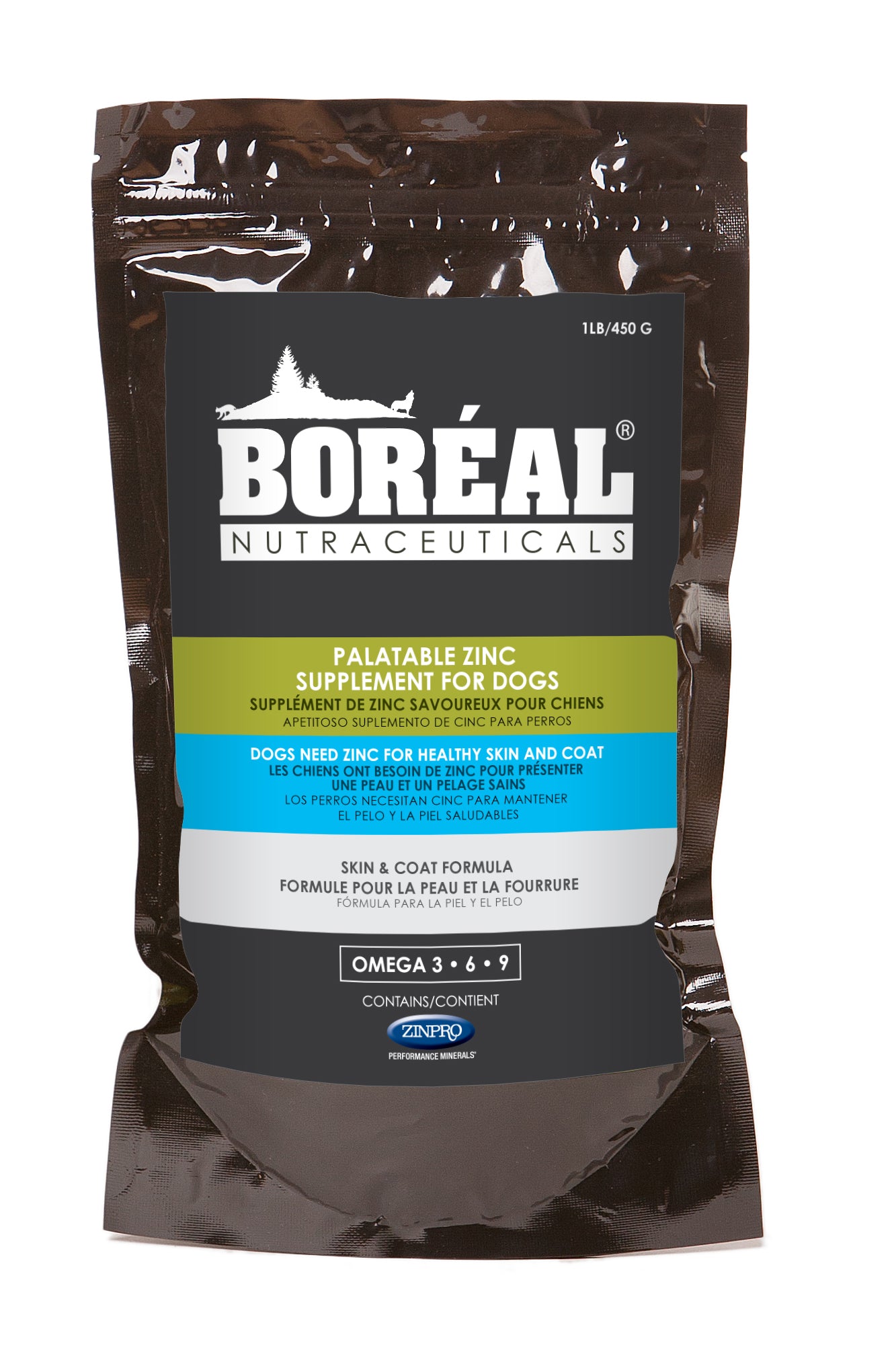 Boreal Palatable Zinc Supplement + Omega's 1lb