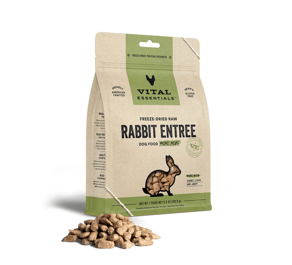 VE Freeze-Dried Mini Nibs Rabbit 5.5oz