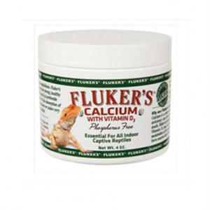 Flukers Calcium With D3 2oz