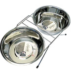 Load image into Gallery viewer, Stainless Steel Double Dinner Bowl
