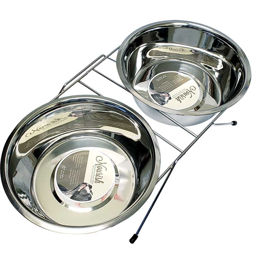 Stainless Steel Double Dinner Bowl