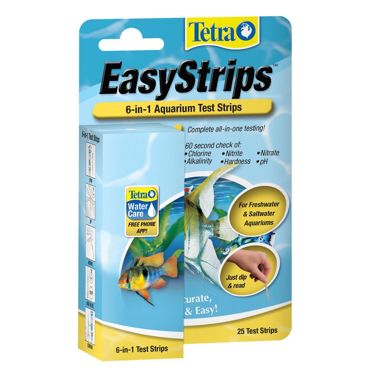Tetra Easy Strips 6 in 1 Testing