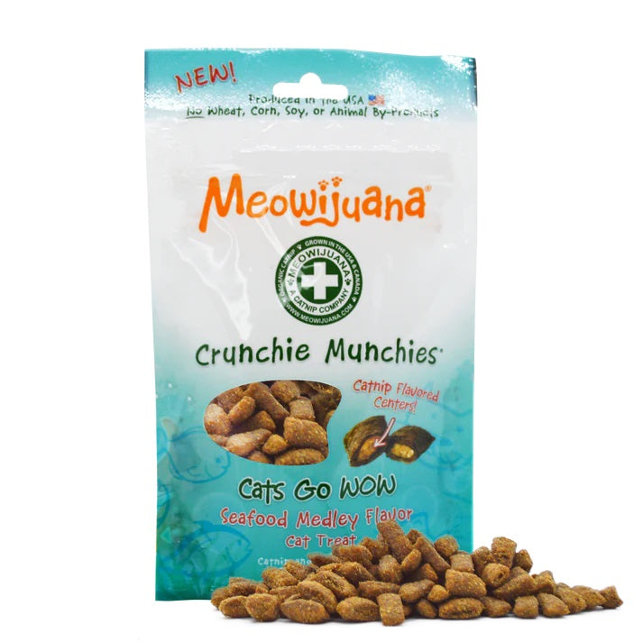 Meowijuana Crunchie Munchie - Seafood Medley