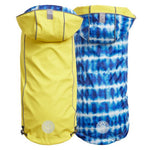 Load image into Gallery viewer, GF Pet Reversible Raincoat Yellow/Blue
